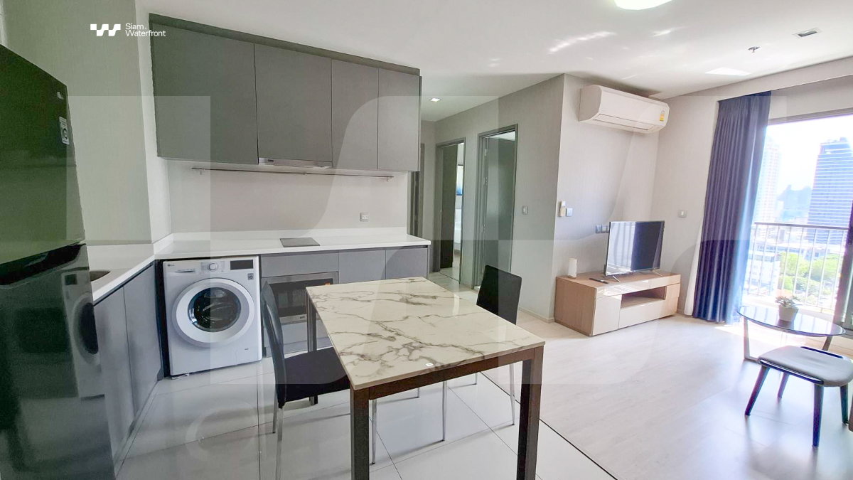 รูป 🔥ขายด่วน🔥Rhythm Rangnam 2ห้องนอน/2ห้องน้ำ 56sqm ชั้น15 วิวเมือง ตกแต่งครบ Fully Furnished พร้อมอยู่ - รูปที่ 6/12