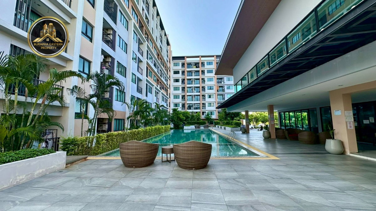 รูป ให้เช่าจีคอนโด ศรีราชา G Condo Sriracha วิวสระ นัดชมได้ทุกวัน 0877999978 และ 0869488884 - รูปที่ 18/19