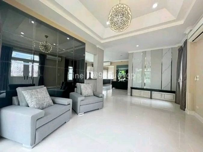 3-bed house for rent, 288 sqm, 120 sq wah, Perfect Masterpiece Rama 9