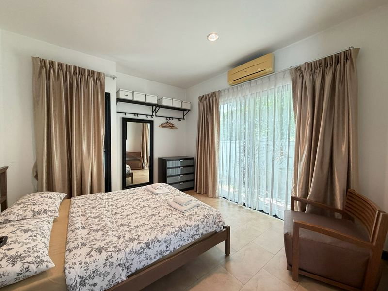 picture Detached house for rent in Sam Mukh Thani Village, Bang Saen. Convenient location, pleasant living environment. - 16/19