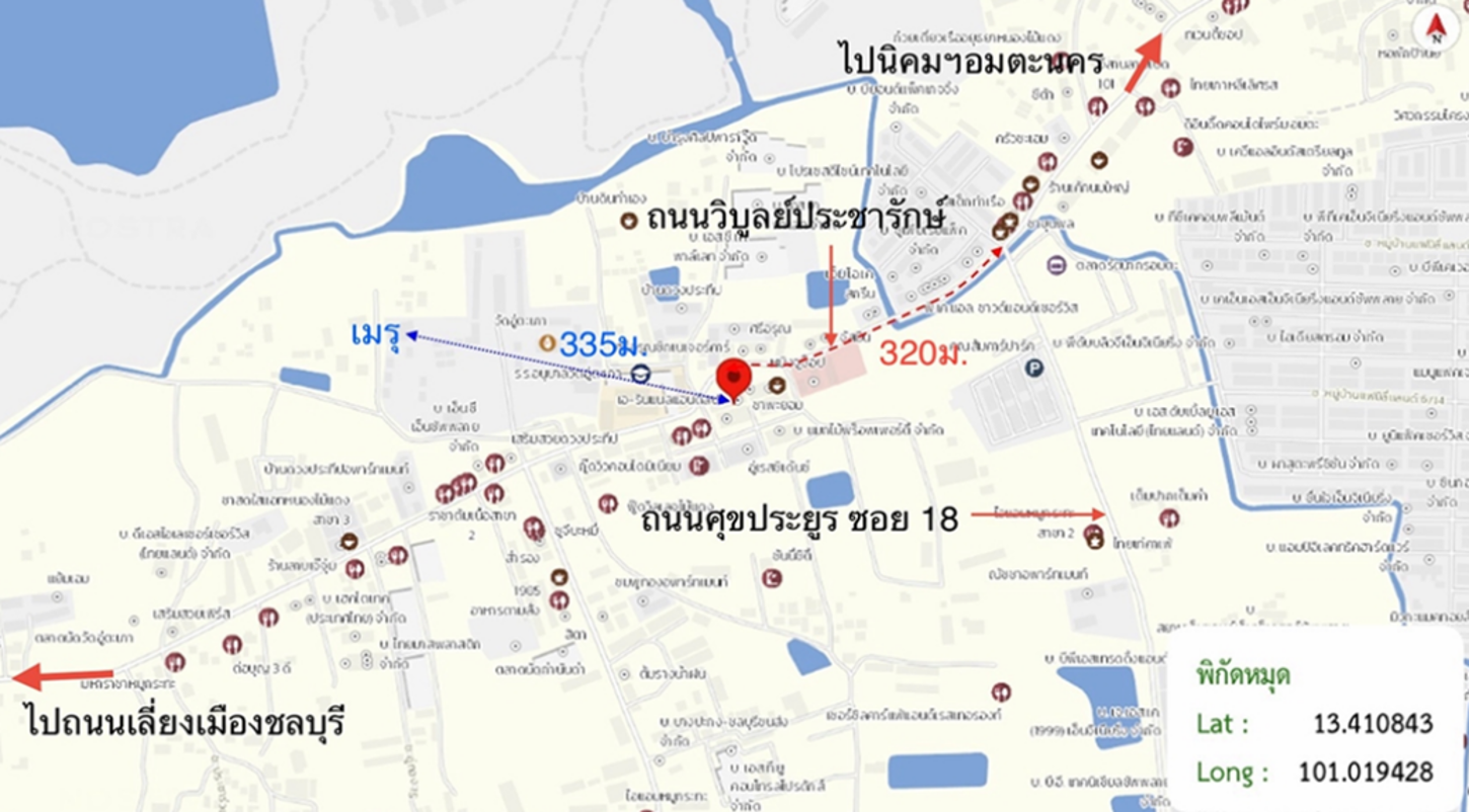 รูป อาคารพาณิชย์ 24.3 ตร.วา เมืองชลบุรี ชลบุรี 5M - รูปที่ 39/40