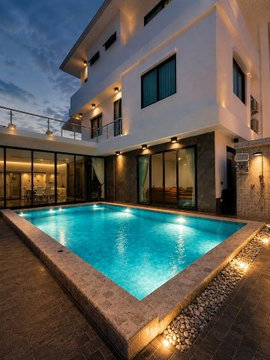 MRTลาดพร้าว71 1กม. นาคนิวาส1-4 บ้านเดี่ยวหรู Pool Villa 6 นอน 8 น้ำ 173 ตร.ว 800 ตร.ม. สระว่ายน้ำส่วนตัว เซ็นทรัล อีสต์วิลล์ 1.2 กม.