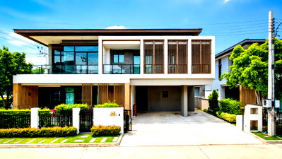 บ้านเดี่ยว โรงเรียนนานาชาติเด่นหล้า : ขายบ้านเดี่ยว 2 ชั้น   สภาพใหม่ บางกอกบูเลอวาร์ด แจ้งวัฒนะ-ราชพฤกษ์ แปลงมุม พร้อมเข้าอยู่  เนื้อที่ 76.6  ตรว.  4 นอน 5น้ำ         
