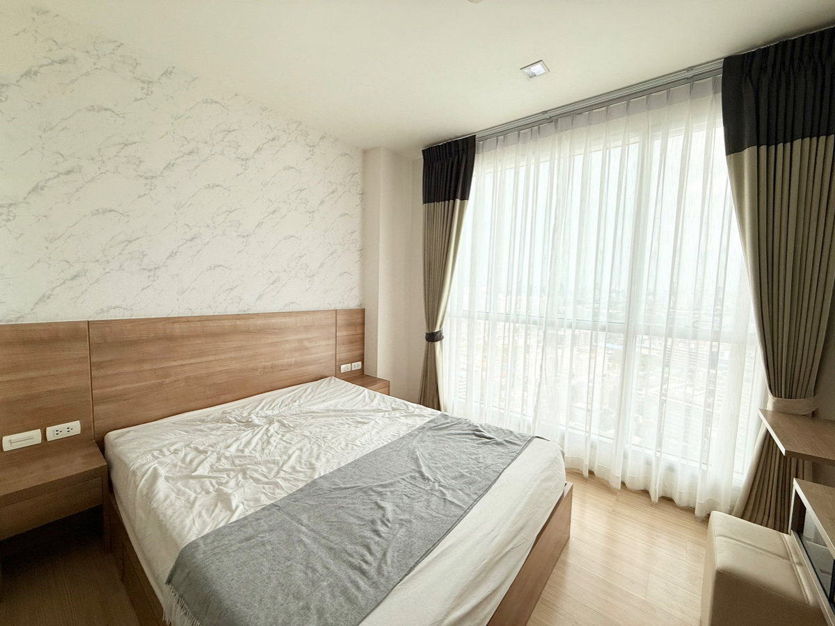 picture For Rent "𝐑𝐡𝐲𝐭𝐡𝐦 𝐑𝐚𝐭𝐜𝐡𝐚𝐝𝐚-𝐇𝐮𝐚𝐢𝐤𝐡𝐰𝐚𝐧𝐠"  1 Bedroom 36 Sq.m. High floor Near : MRT-Huaikhwang - 5/15