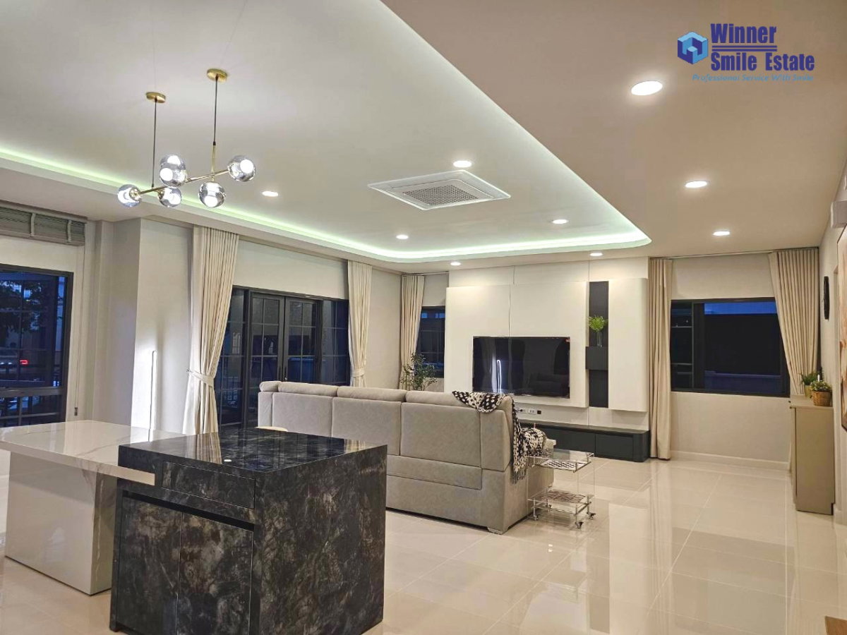 รูป เช่าบ้านสไตล์ Modern ใกล้เมกาบางนา Centro Bangna เหมาะครอบครัวใหญ่ เฟอร์ฯ ครบพร้อมอยู่ - รูปที่ 3/20