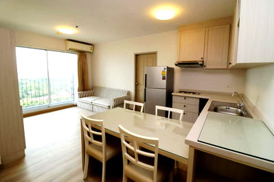 Condos for rent : Fresh Paint, New Flooring & New Sofa! 59 Sqm 2BR Unit on 10th Floor