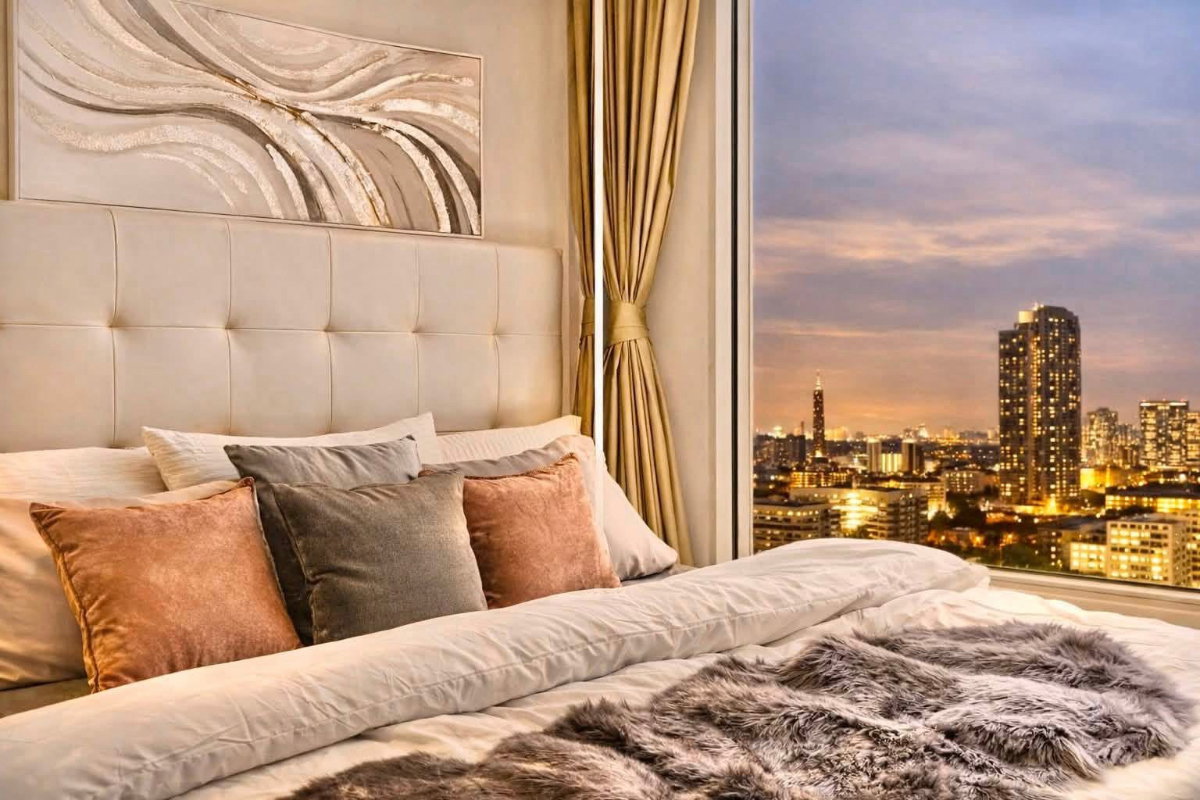 picture  IVY Thonglor | High-Floor Corner Unit | 85” Smart TV | Short-Term Rental Welcome | - 8/14