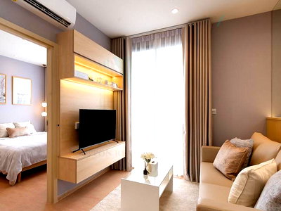 Condos for rent : For rent condo MARU EKKAMAI 2 Building 1, Floor 27,1 bed room, Room size 34.00 sqm