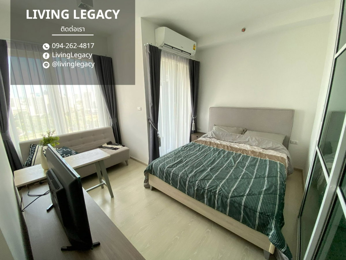 TIX2KN เช่าด่วน! คอนโด Chapter One Eco 23 ตร.ม. | 12,000 บาท/เดือน | ชั้น 12 | 1 นอน 1 น้ำ | LINE: @livinglegacy