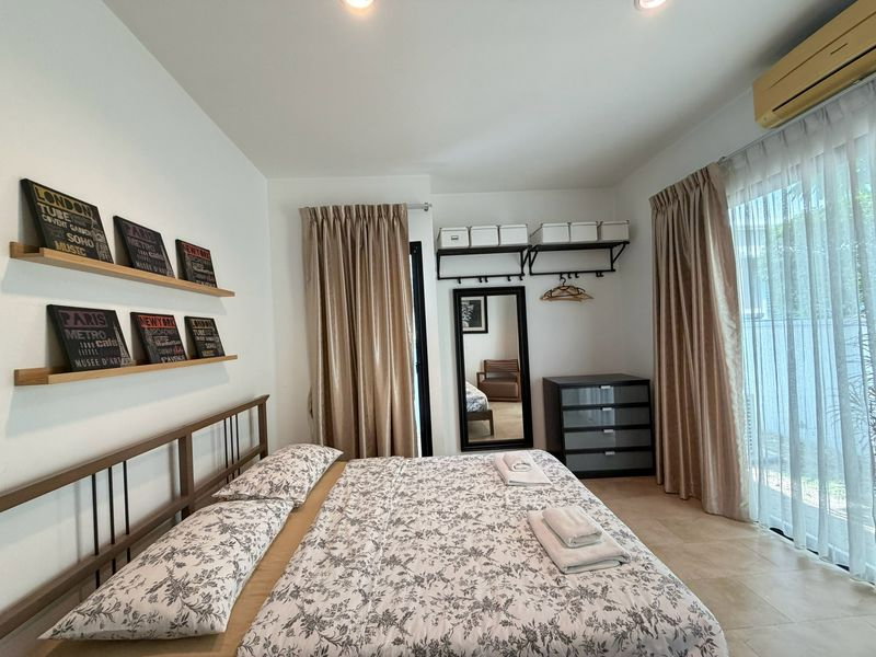 picture Detached house for rent in Sam Mukh Thani Village, Bang Saen. Convenient location, pleasant living environment. - 17/19