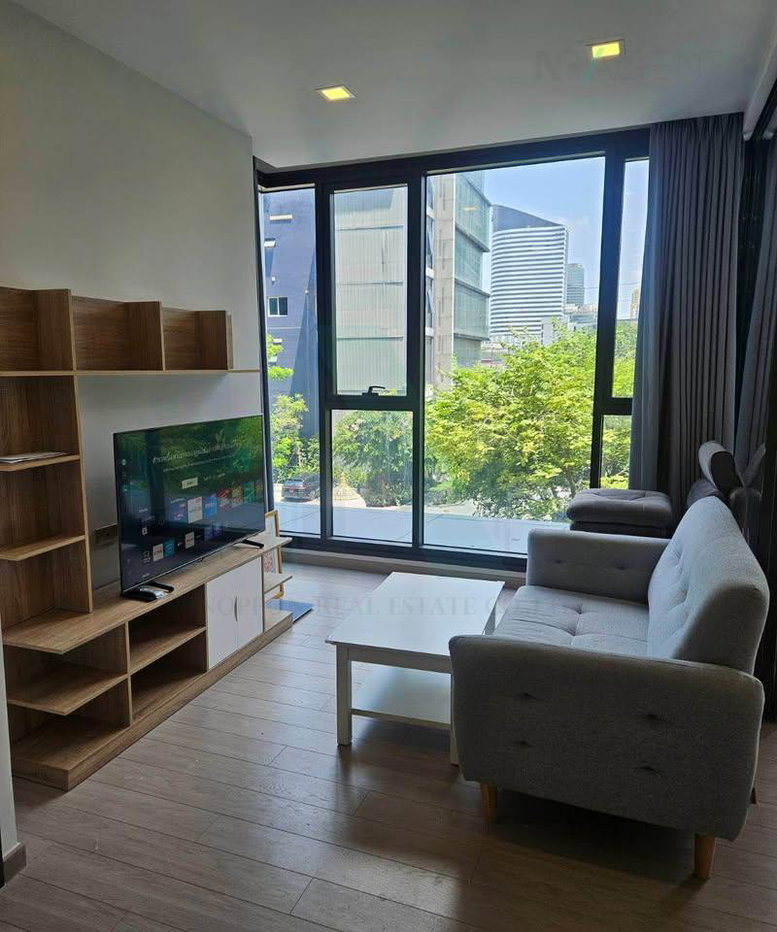 picture 📌 For Rent Condo ONE9FIVE ASOKE - RAMA 9 Building 1, Floor 2,1 bed room, Room size 40 sqm - 1/8