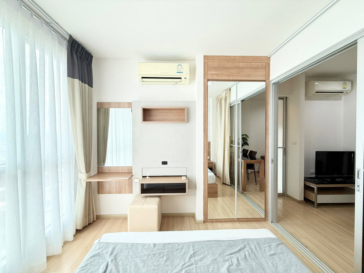 picture For Rent "𝐑𝐡𝐲𝐭𝐡𝐦 𝐑𝐚𝐭𝐜𝐡𝐚𝐝𝐚-𝐇𝐮𝐚𝐢𝐤𝐡𝐰𝐚𝐧𝐠"  1 Bedroom 36 Sq.m. High floor Near : MRT-Huaikhwang - 8/15