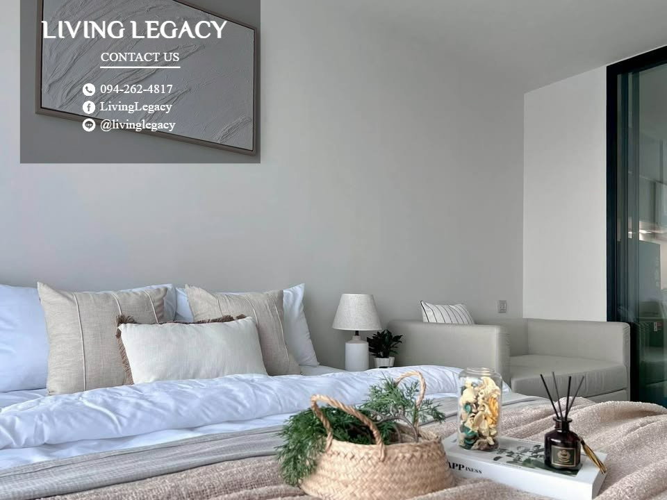 picture TIZBIN Rent Condo Atmoz Oasis Onnut 26 sq.m. | Floor 4 | 1 Bed 1 Bath | 15,000 THB/mo | LINE: @livinglegacy - 4/10