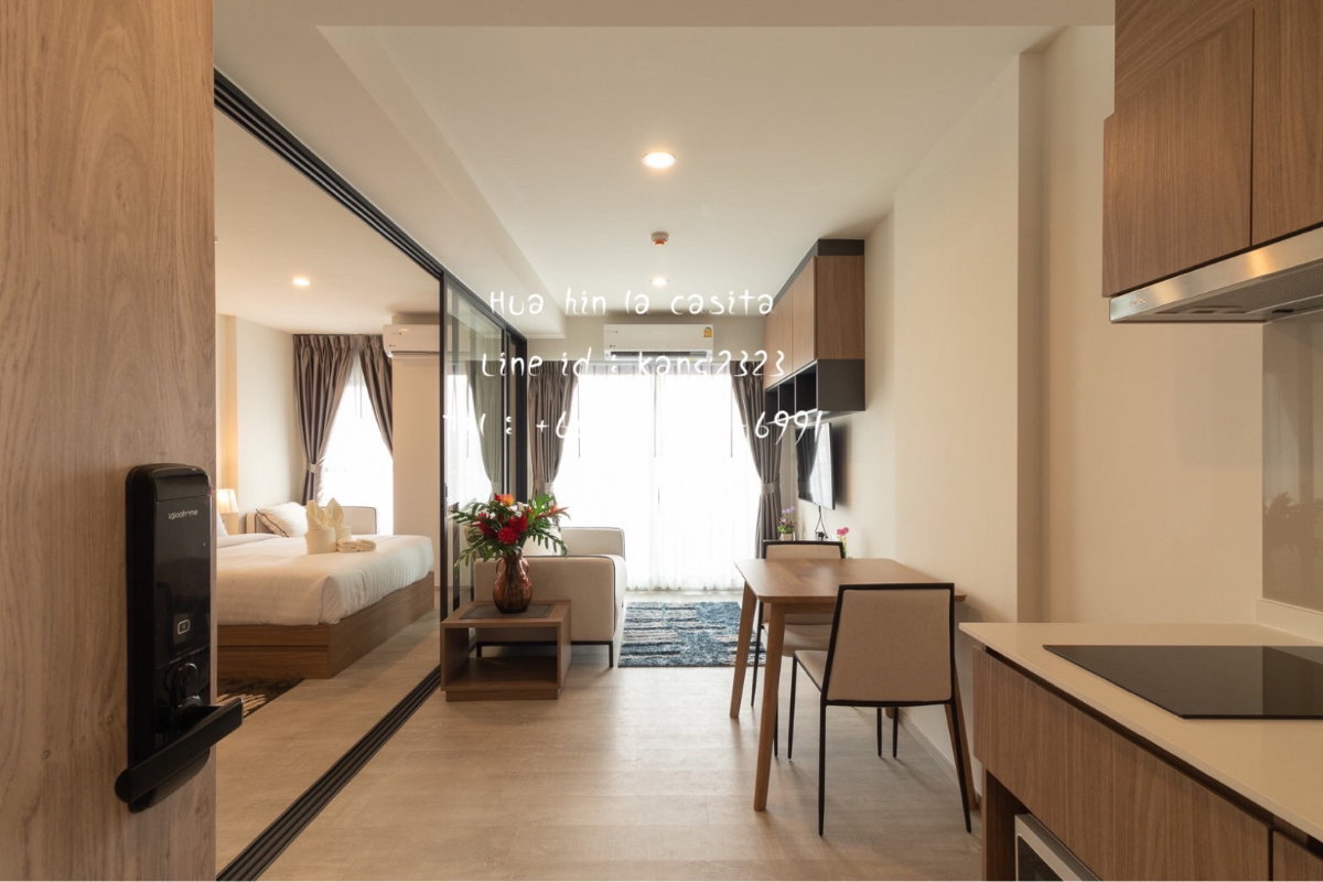 รูป ให้เช่าคอนโด La Casita หัวหิน (ห้อง 492) ชั้น 8 แต่งครบ พร้อมเข้าอยู่ ใกล้หาดหัวหินและ Bluport - รูปที่ 2/10