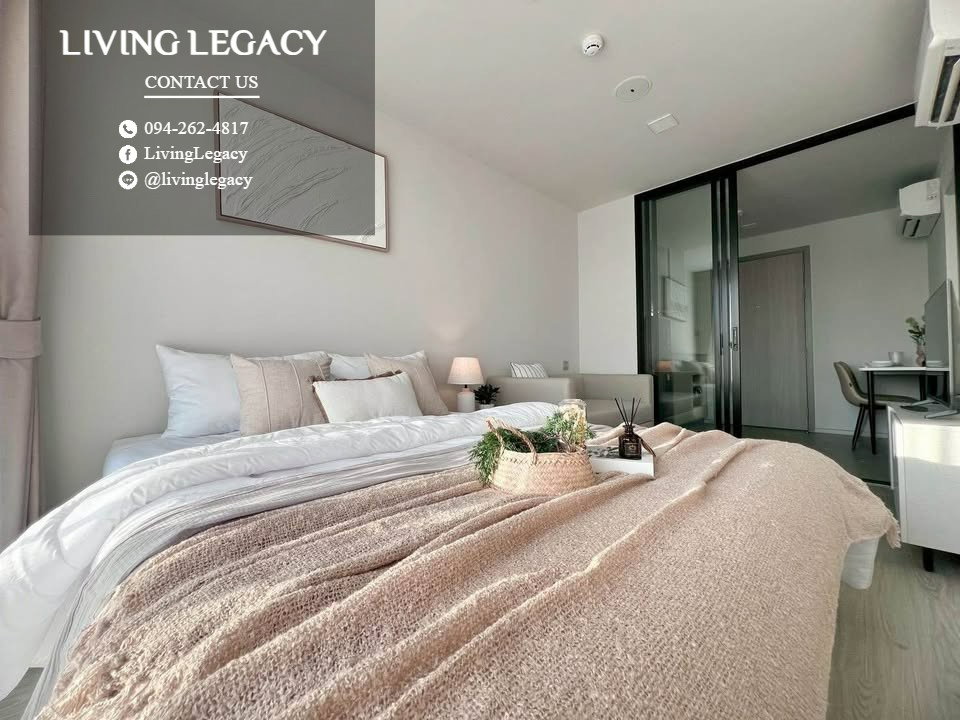 picture TIZBIN Rent Condo Atmoz Oasis Onnut 26 sq.m. | Floor 4 | 1 Bed 1 Bath | 15,000 THB/mo | LINE: @livinglegacy - 2/10