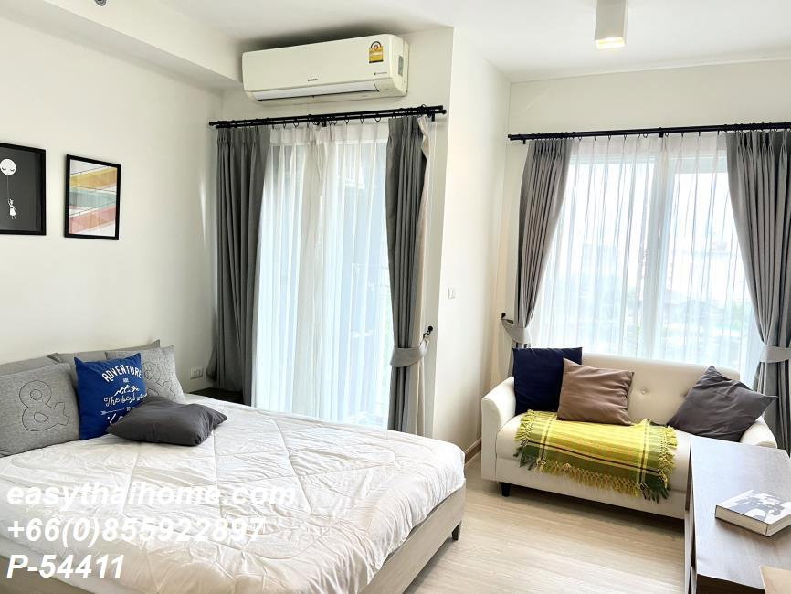 รูป P-54411 แชปเตอร์วัน อีโค รัชดา - ห้วยขวาง 🔥✨ คอนโดสตูดิโอ วิวเมือง + วิวสวน เฟอร์ครบ พร้อมเครื่องซักผ้า รวมค่าส่วนกลาง พร้อมเข้าอยู่! ✨ - รูปที่ 2/16