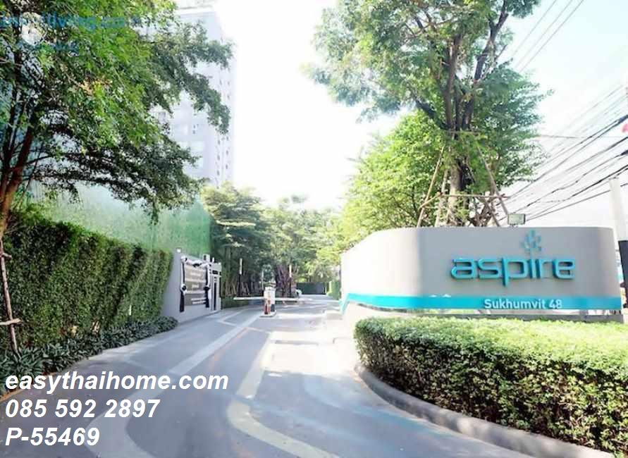 รูป P-55469 ให้เช่าห้องพร้อมอยู่ แอสไพร์ สุขุมวิท 48 ชั้น 9 1ห้องนอน 32ตรม. วิวเมือง ใกล้ BTS พระโขนง Line ID: @easythaihome 085-592-2897 - รูปที่ 6/11