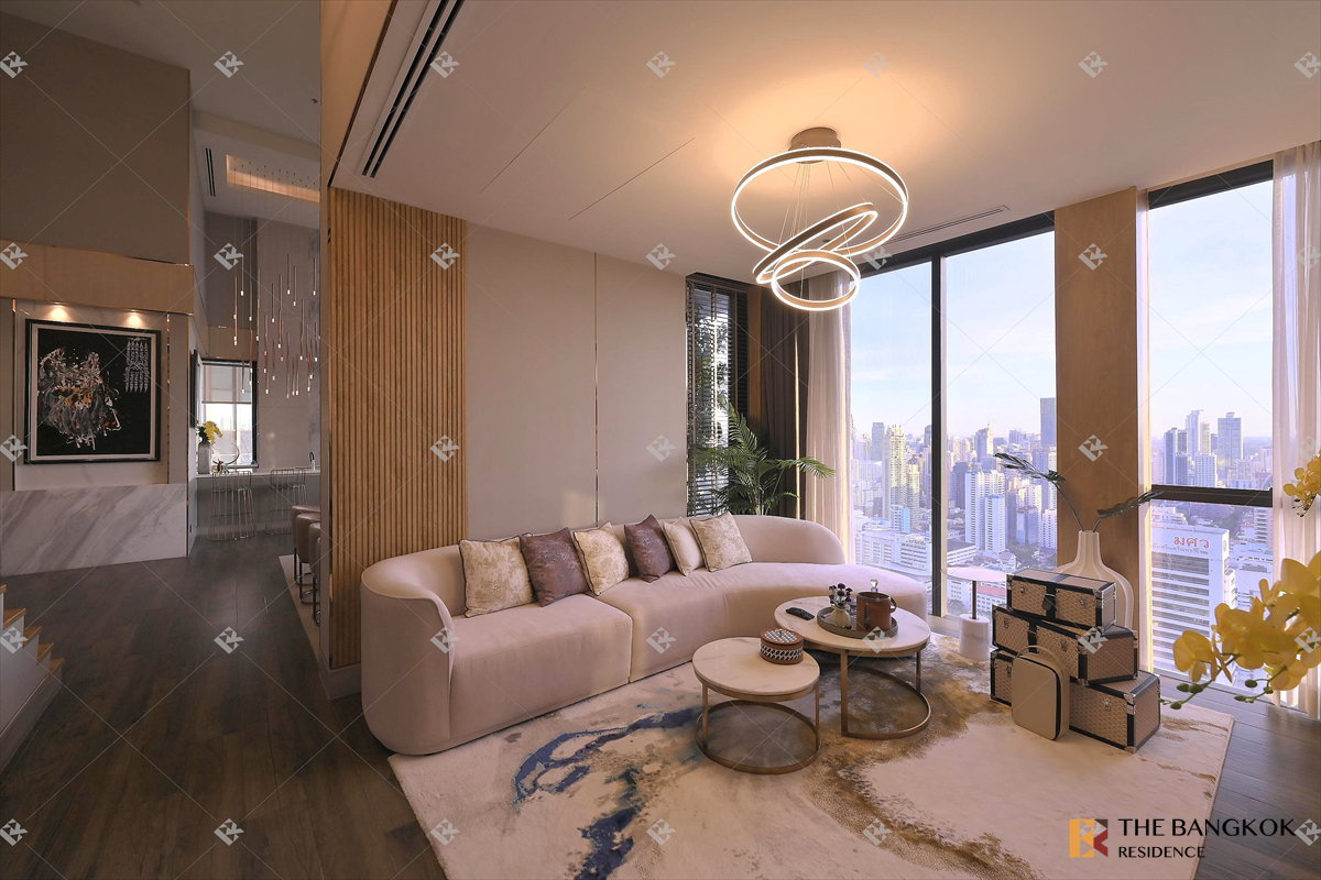 รูป 🌆 Iconic High-Floor Penthouse at The Esse at Singha Complex  - รูปที่ 24/30
