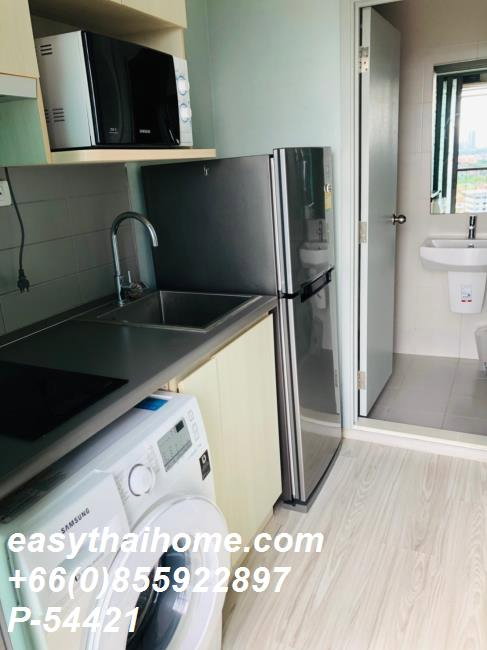รูป P-54421 | ไอดีโอ โมบิ สุขุมวิท อีสท์เกต🔥✨ คอนโดสตูดิโอ ชั้นสูง วิวเมือง เฟอร์ครบ พร้อมเครื่องซักผ้า ใกล้ BTS บางนา พร้อมเข้าอยู่! ✨ - รูปที่ 4/8