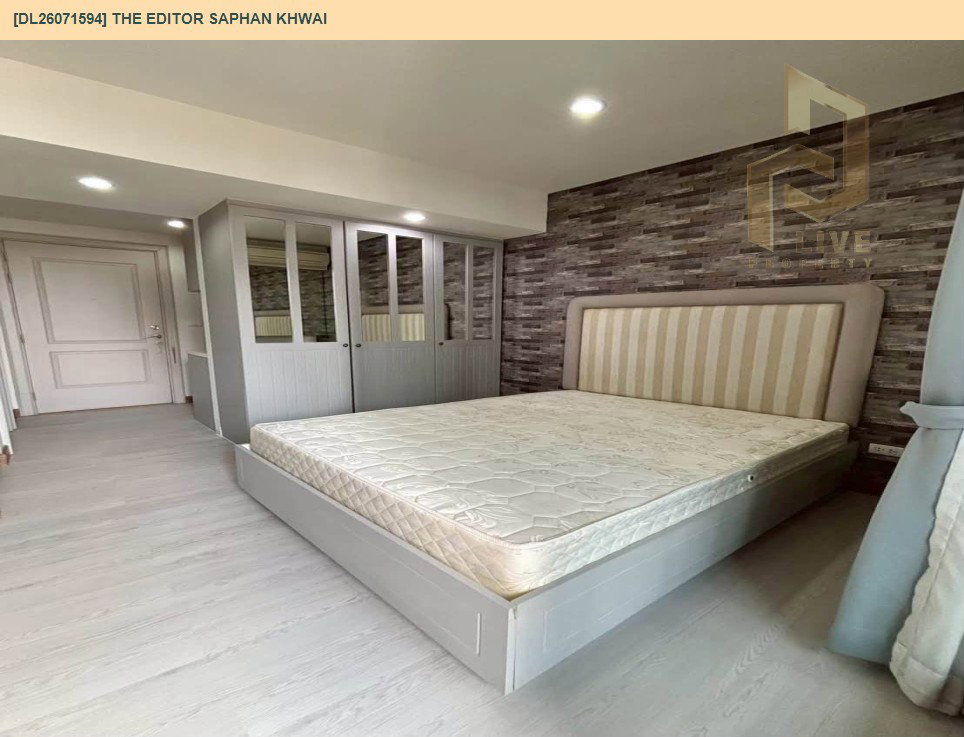 รูป DL26071594 ให้เช่าคอนโด ดิ เอดิเตอร์ สะพานควาย (The Editor Saphan Khwai) ใกล้ BTS สะพานควาย พร้อมเข้าอยู่ โทรด่วน 0653619502 LineID @952jdxxk - รูปที่ 6/14