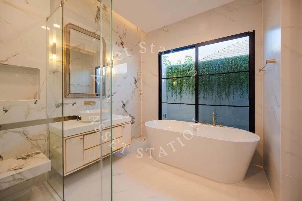 รูป บ้านเดี่ยว Nantawan Rama 9 - New Krungthepkreetha บ้านมุมตกแต่งสไตล์ฝรั่งเศส คลาสสิก เรียบหรู - รูปที่ 15/21