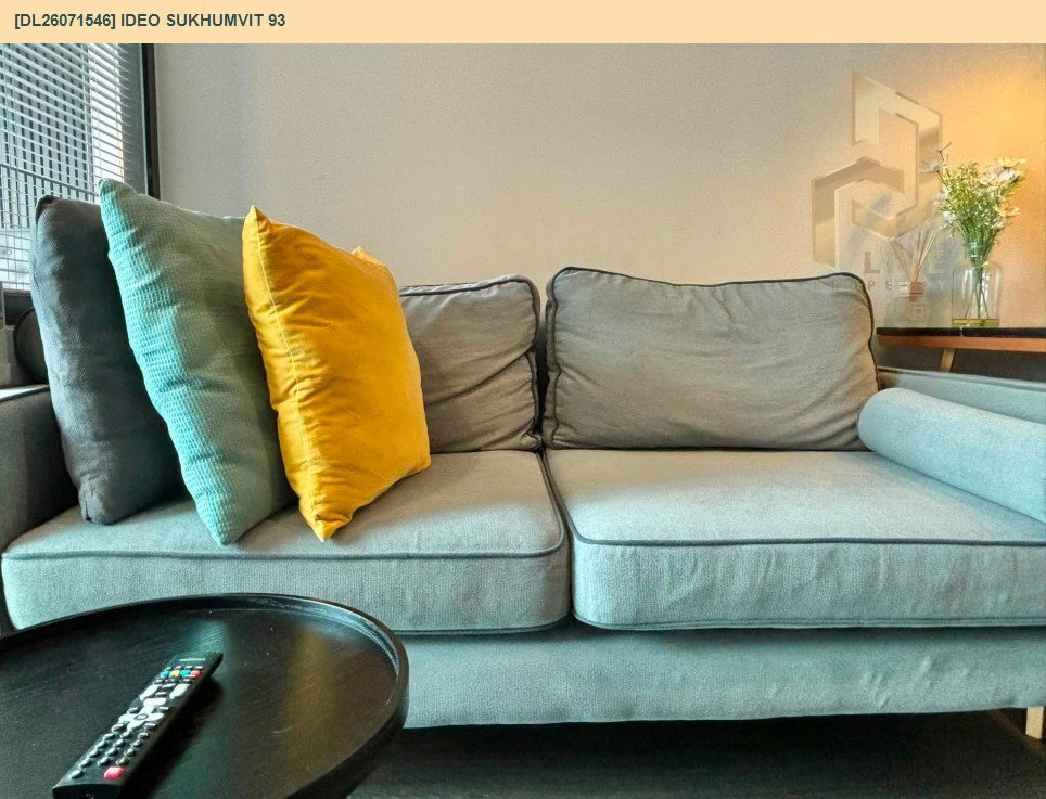 รูป DL26071546 ให้เช่าคอนโด ไอดีโอ สุขุมวิท 93  (IDEO Sukhumvit 93) ใกล้ BTS บางจาก พร้อมเข้าอยู่ โทรด่วน 0653619502 LineID @952jdxxk - รูปที่ 2/9