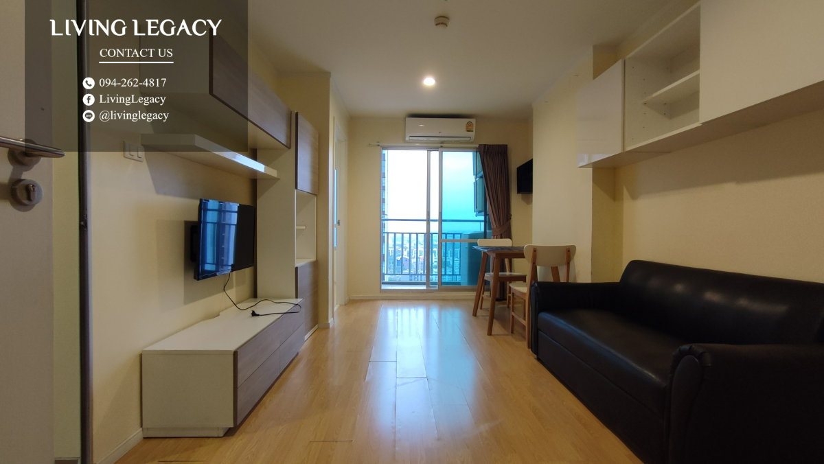 รูป LT48W1LC เช่าด่วน คอนโด Lumpini Place Srinakarin - Huamark Station 1 นอน 32 ตร.ม. ชั้น 25 | 12,000 บาท/เดือน | LINE: @livinglegacy - รูปที่ 6/15