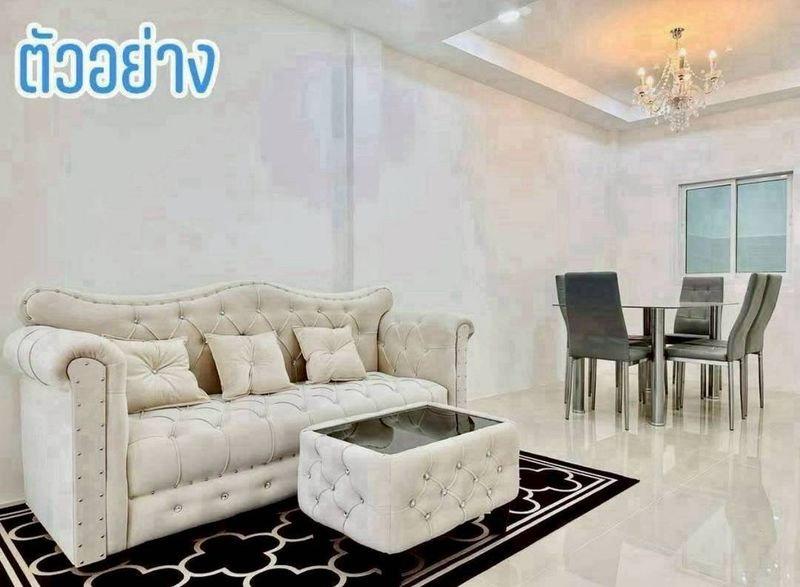 รูป ขายทาวน์เฮาส์รีโนเวทใหม่ หมู่บ้านธัญวลัย ศรีราชา ทำเลดี พร้อมอยู่ - รูปที่ 2/7