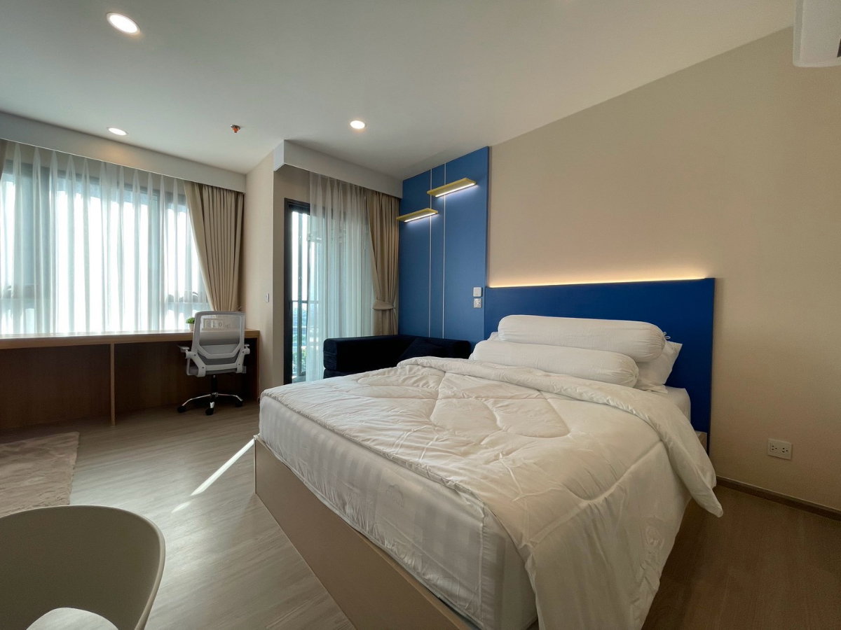 ให้เช่า ✨Aspire Sukhumvit-Rama 4 ✨ Studio เดินทางสะดวก เหมาะกับคนทำงาน  ใกล้ BTS พระโขนง 🚅🥰 ห้องใหม่ไม่เคยปล่อยเช่า 😍