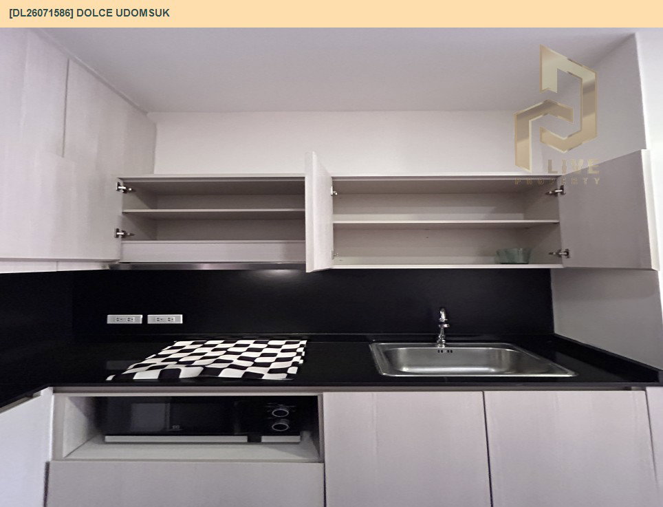 รูป DL26071586 ให้เช่าคอนโด โดว์เช่ อุดมสุข (Dolce Udomsuk ) ใกล้ BTS อุดมสุข พร้อมเข้าอยู่ โทรด่วน 0638692663 LineID @952jdxxk - รูปที่ 9/14