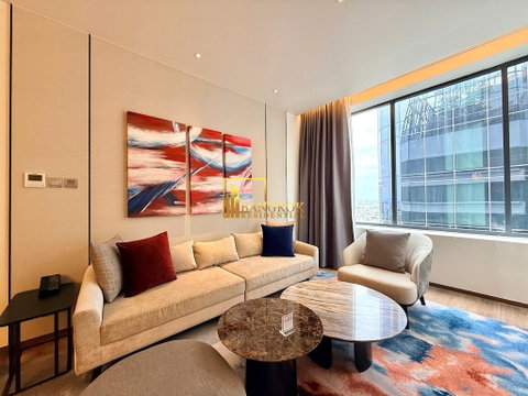 Luxurious 2 Bedroom Serviced Apartment For Rent in Sathorn - BR30132SA