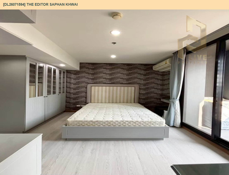 รูป DL26071594 ให้เช่าคอนโด ดิ เอดิเตอร์ สะพานควาย (The Editor Saphan Khwai) ใกล้ BTS สะพานควาย พร้อมเข้าอยู่ โทรด่วน 0653619502 LineID @952jdxxk - รูปที่ 3/14