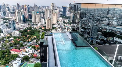 คอนโดให้เช่า : 1 นอนชั้น สูง วิวสวย ห้อง Duplex 