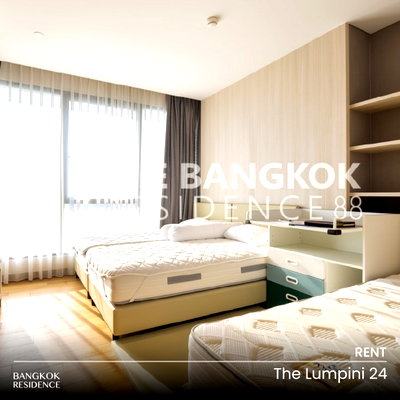 Condos for rent : Rental Condo 🌆 The Lumphini 24, 2BR 100 sq.m. 80K 💎 Beautifully Designed Unit, Ready to Move In, Near BTS Phrom Phong 