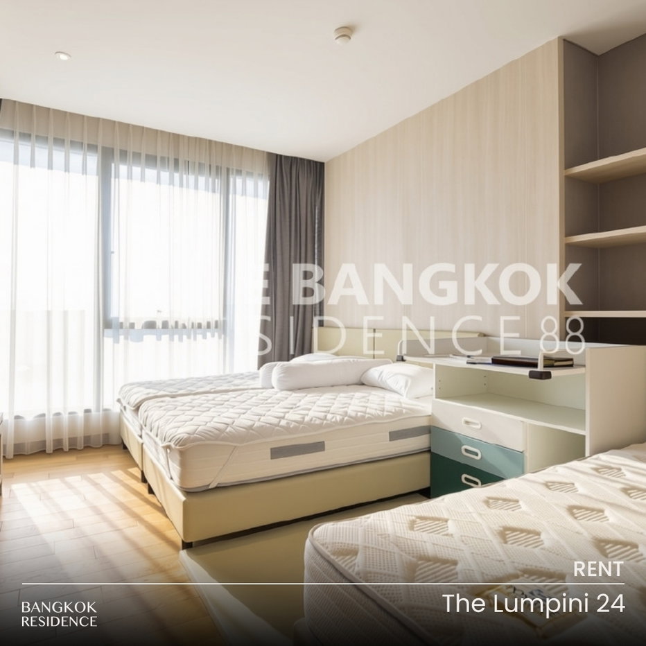 รูป เช่าคอนโด 🌆 The Lumphini 24, 2นอน 100ตร.ม. 80k 💎 ห้องแต่งสวย เข้าอยู่ได้เลย ใกล้ BTS พร้อมพงษ์  - รูปที่ 1/9