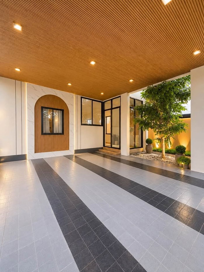 รูป 🏡 Luxury Pool Villa สไตล์ Minimal Modern Luxury ขายด่วน! หมู่บ้านวังตาล หางดง เชียงใหม่ 📞 063-6649056 - รูปที่ 24/26