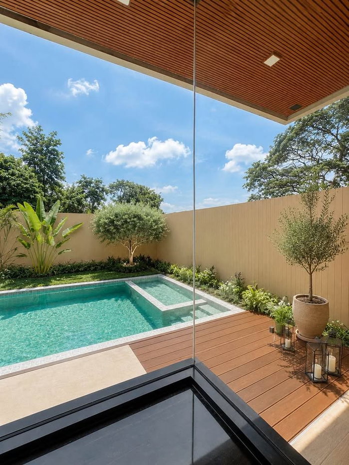 รูป 🏡 Luxury Pool Villa สไตล์ Minimal Modern Luxury ขายด่วน! หมู่บ้านวังตาล หางดง เชียงใหม่ 📞 063-6649056 - รูปที่ 26/26