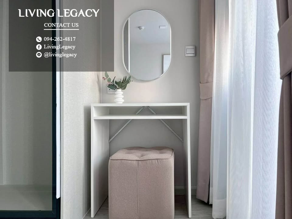 picture TIZBIN Rent Condo Atmoz Oasis Onnut 26 sq.m. | Floor 4 | 1 Bed 1 Bath | 15,000 THB/mo | LINE: @livinglegacy - 10/10