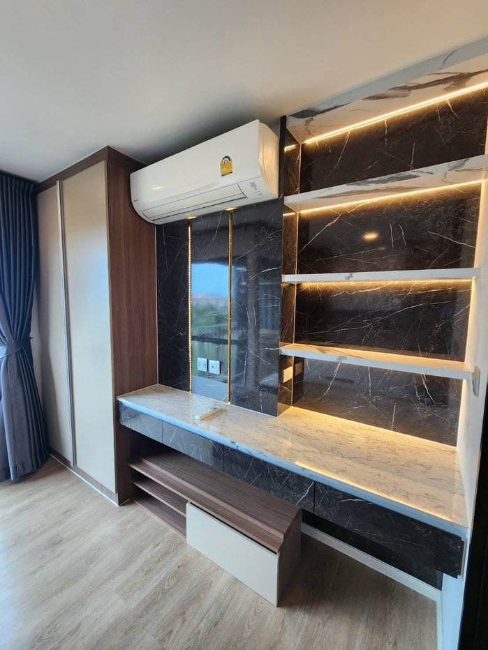 รูป 🏡 ให้เช่า Kave Town Space 12,000฿💖 ✨ ตึก C ชั้น 6 บิ้วอินแต่งสวย ✅️ พร้อมเข้าอยู่ - รูปที่ 6/8