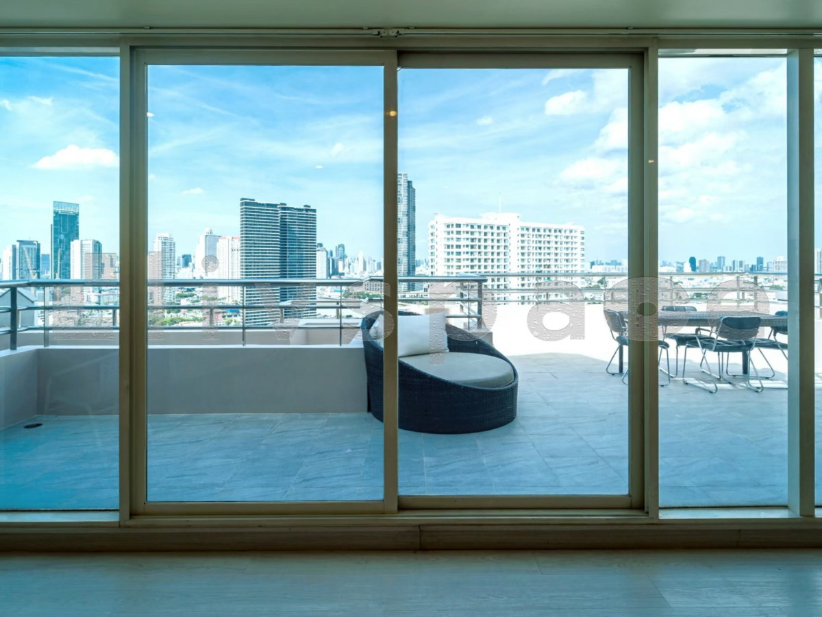 picture ▚ L0JCK9ツ FOR RENT: Watermark Chaophraya River 3 Bedroom 268sqm Rare Top Floor Triplex Unit Riverfront View✨ - 3/25