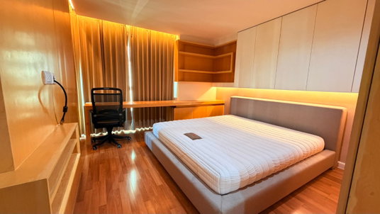 รูปภาพ P-55471 | Lumpini Place Rama IX - Ratchada 🔥✨2-Bedroom Condo for Rent | Spacious Unit | High Floor | City View | Fully Furnished | Washing Machine 