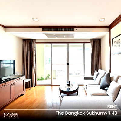 Condos for rent : Rental Condo ⭐ The Bangkok Sukhumvit 43, 2BR, 115 sq.m., 65K 🍃 Spacious and Peaceful Unit, Near BTS Phrom Phong 