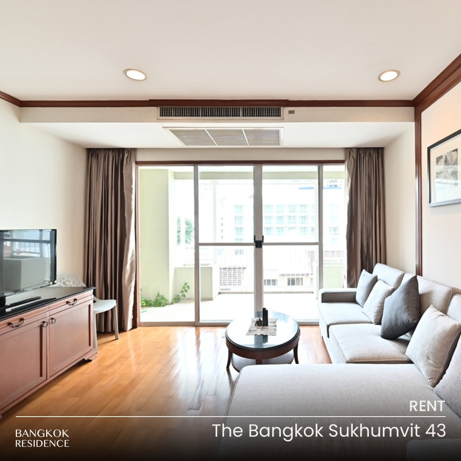 รูป เช่าคอนโด ⭐ The Bangkok Sukhumvit 43 2นอน 115ตร.ม. 65k 🍃 ห้องใหญ่ เงียบสงบ ใกล้ BTS พร้อมพงษ์  - รูปที่ 1/12
