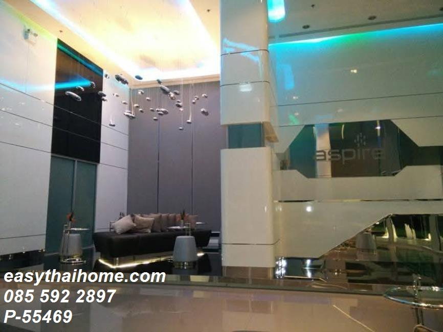 รูป P-55469 ให้เช่าห้องพร้อมอยู่ แอสไพร์ สุขุมวิท 48 ชั้น 9 1ห้องนอน 32ตรม. วิวเมือง ใกล้ BTS พระโขนง Line ID: @easythaihome 085-592-2897 - รูปที่ 4/11
