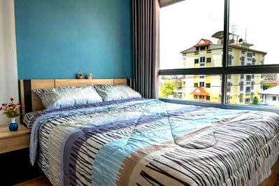 Condos for rent : 🔺 For Rent Condo LUMPINI MIXX THEPHARAK-SRINAKARIN Building A3, Floor 4,1 bed room, Room size 23 sqm