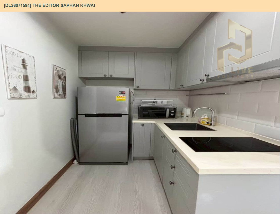 รูป DL26071594 ให้เช่าคอนโด ดิ เอดิเตอร์ สะพานควาย (The Editor Saphan Khwai) ใกล้ BTS สะพานควาย พร้อมเข้าอยู่ โทรด่วน 0653619502 LineID @952jdxxk - รูปที่ 5/14