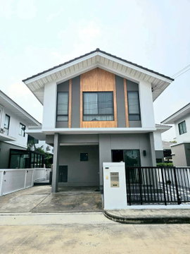 บ้านแฝด2ชั้น มบ.เพอร์เฟคพาร์ค ราชพฤกษ์-ปทุมธานี ถ.กรุงเทพ-ปทุมธานี ต.บางเดื่อ อ.เมือง จ.ปทุมธานี ตกแต่งใหม่ สวย กว้าง ถูก
