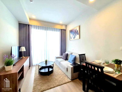 คอนโดให้เช่า : For rent Whizdom The Forestias (Mytopia) 1 ห้องนอนขนาดใหญ่ ตกแต่งครบ พร้อมวิวชานเมืองสู่เส้นขอบฟ้ากรุงเทพฯ @30,000 Baht