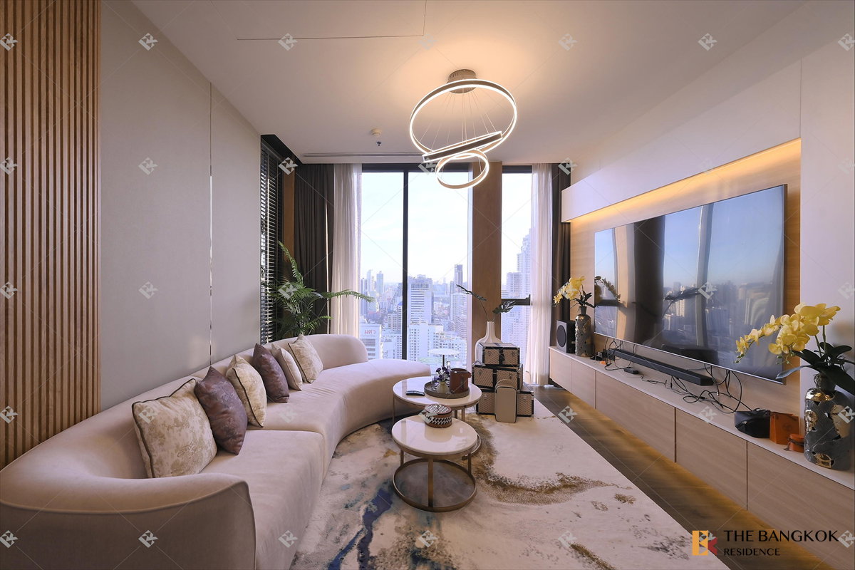 รูป 🌆 Iconic High-Floor Penthouse at The Esse at Singha Complex  - รูปที่ 2/30