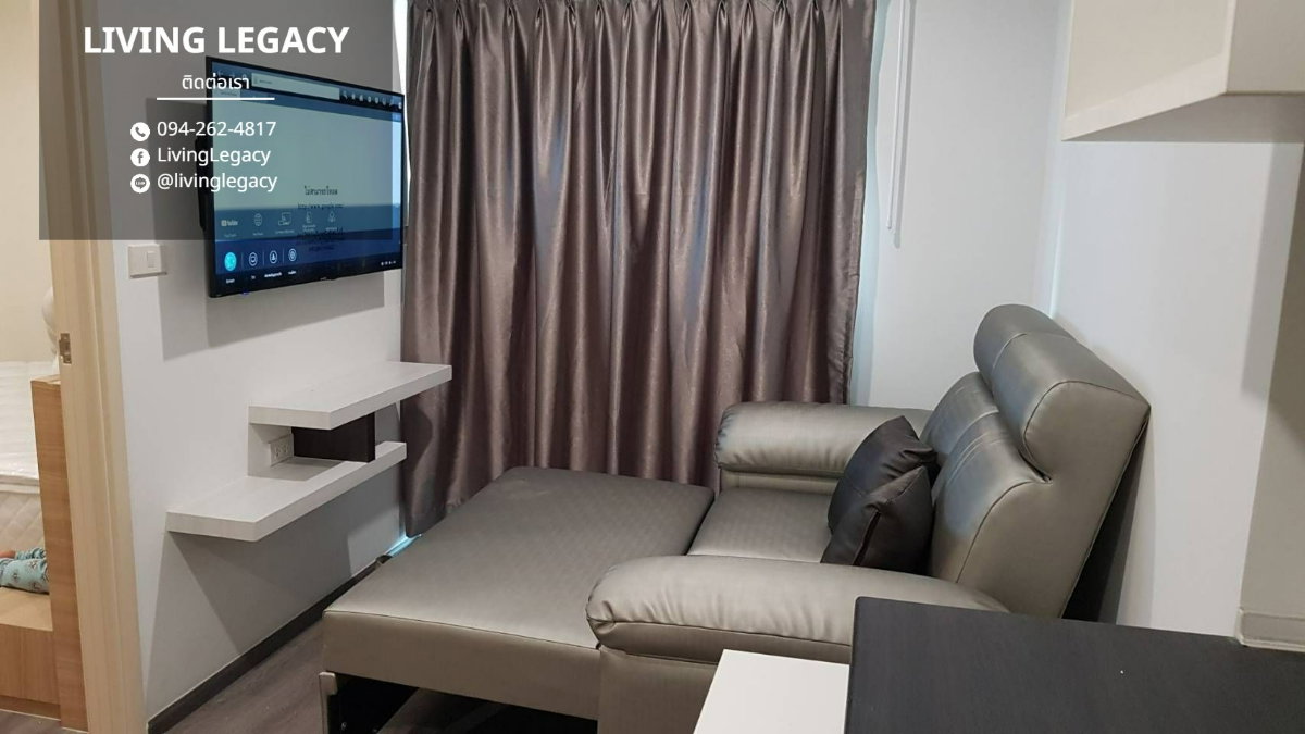 รูป TIYVBT เช่าด่วน คอนโด Ideo New Rama 9 26 ตร.ม. | ชั้น 14 | 1 นอน 1 น้ำ | 13,000 บาท/เดือน | LINE: @livinglegacy - รูปที่ 6/12